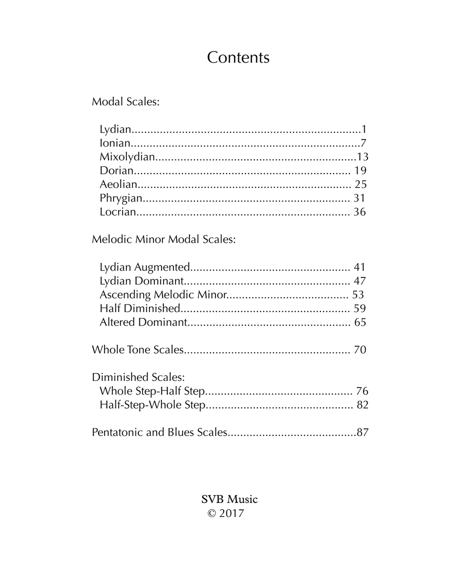 Jazz Scales: Scales, Chords, Arpeggios, and Exercises for Jazz Improvisation Piano Method scores gallery preview page 3