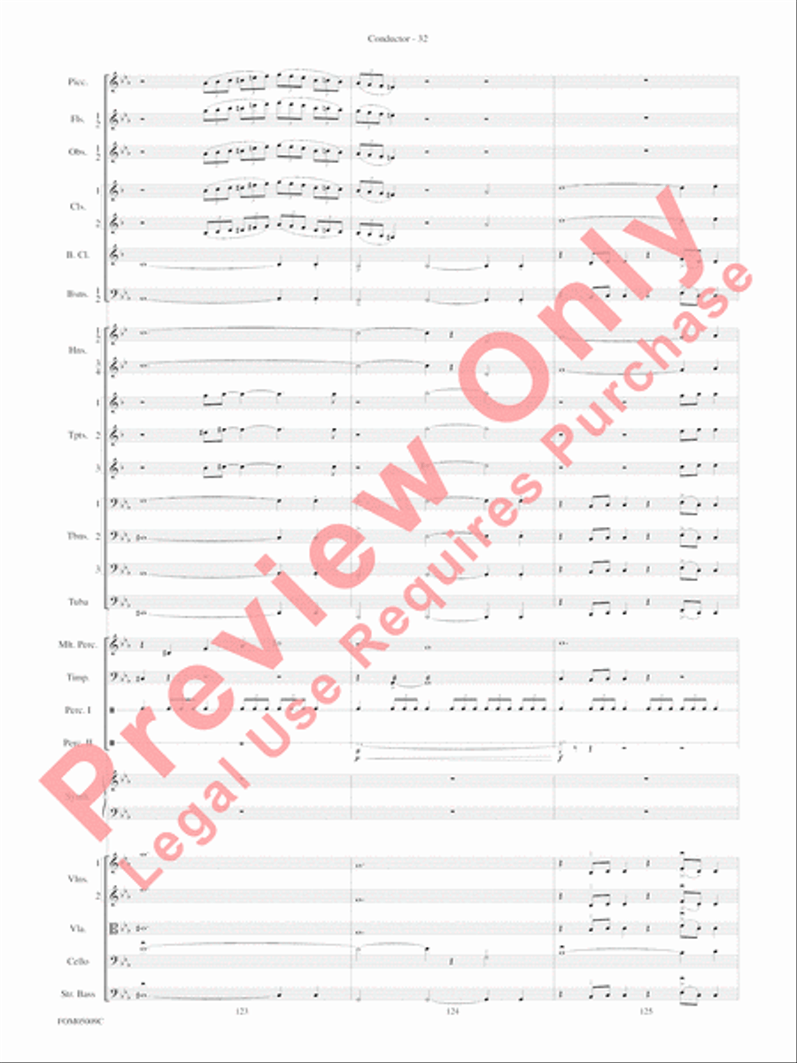 Concert Suite from Star Wars: Episode III Revenge of the Sith Full Orchestra scores gallery preview page 35
