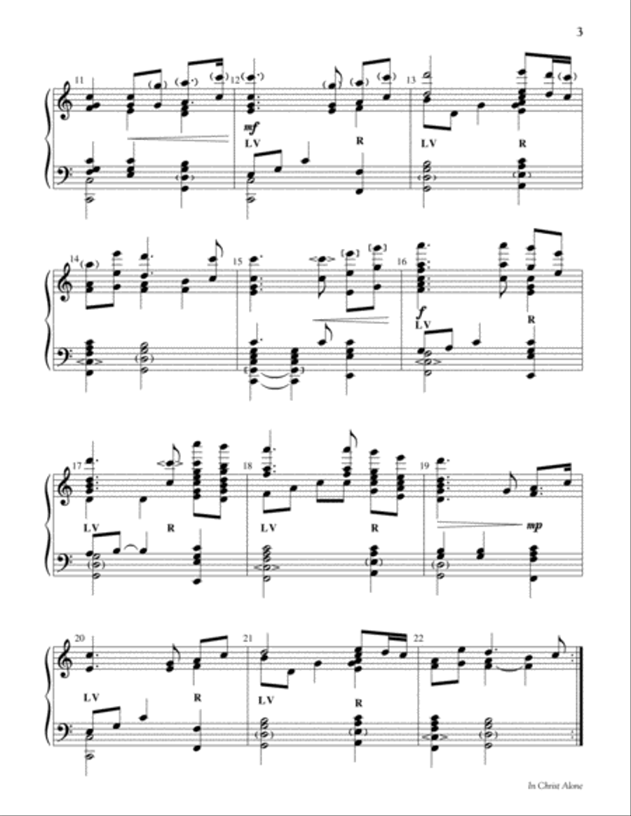 In Christ Alone In Christ Alone 5-Octaves scores gallery preview page 3