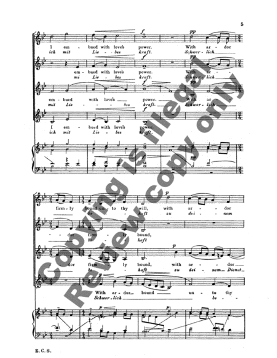 Mein Freud allein (My Only Joy) Mein Freud allein (My Only Joy) SSAA scores gallery preview page 7