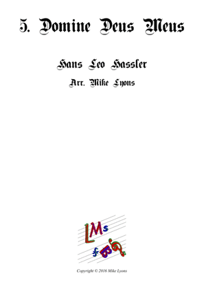 Domine Deus Meus - Cantiones Sacrae (Brass quartet)