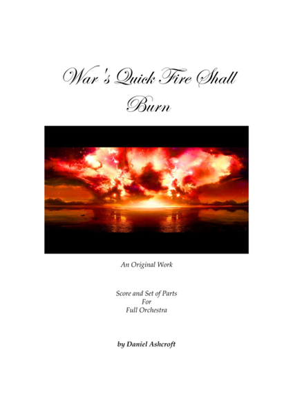 War's Quick Fire Shall Burn - Score and Parts image number null