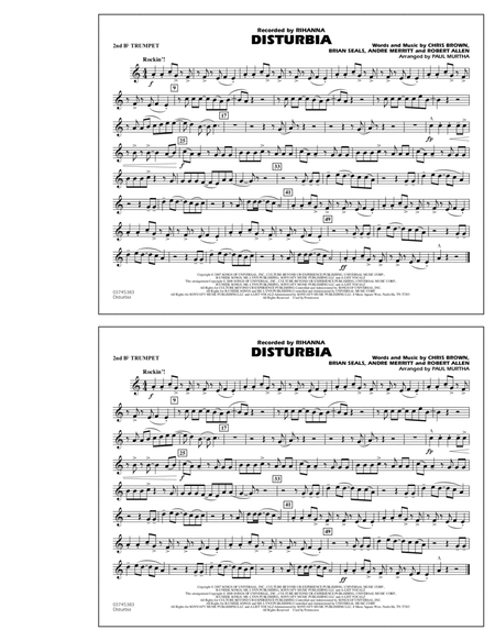 Disturbia - 2nd Bb Trumpet