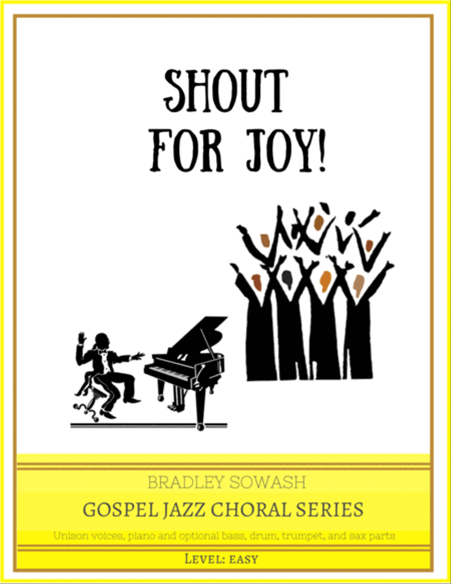Shout for Joy - Easy Choir and Jazz Quintet Unison Choir scores gallery preview page 1