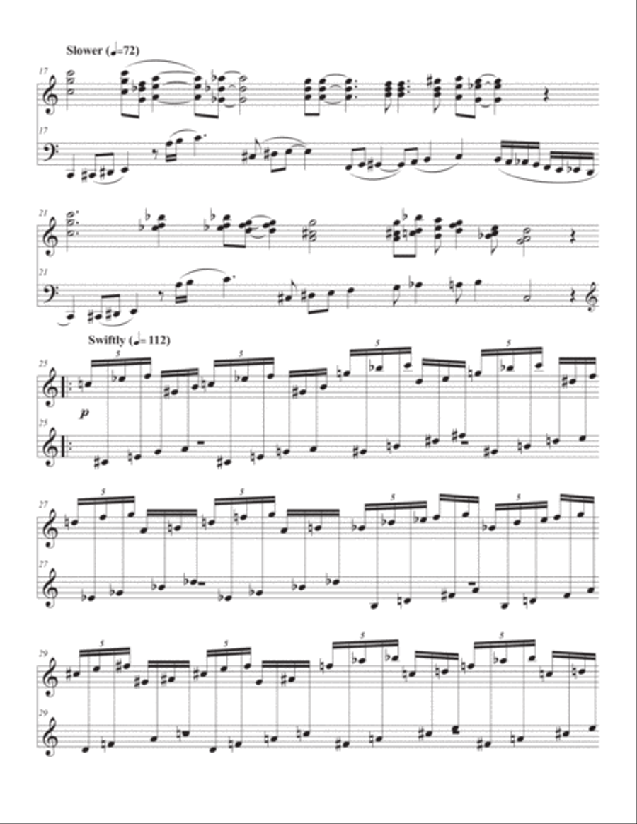 To the Power of Nine Piano Solo scores gallery preview page 3
