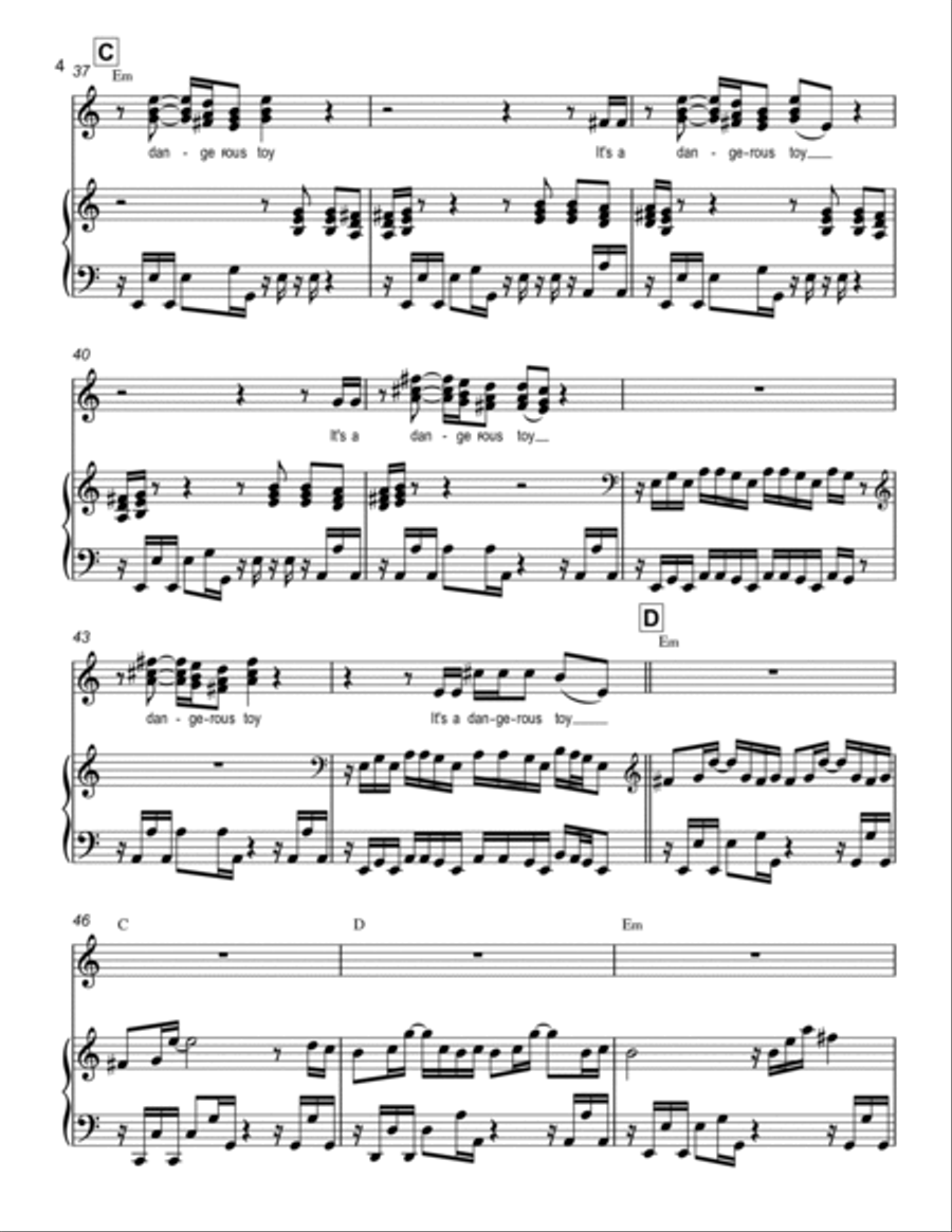 Dangerous Toys Voice scores gallery preview page 4