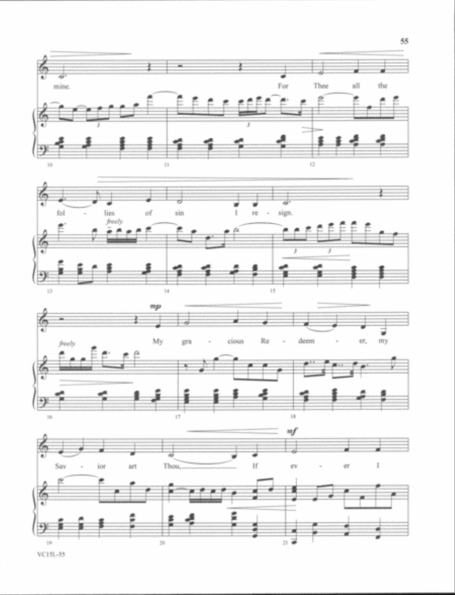 Sacred Solos of Dan Forrest - low voice Low Voice scores gallery preview page 19