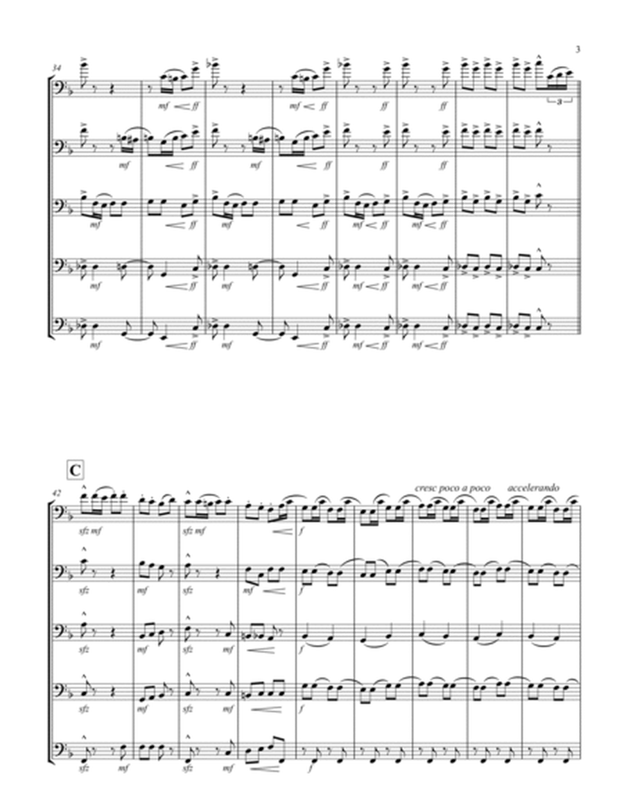Russian Dance ("Trepak") (from "The Nutcracker Suite") (F) (Trombone Quintet)