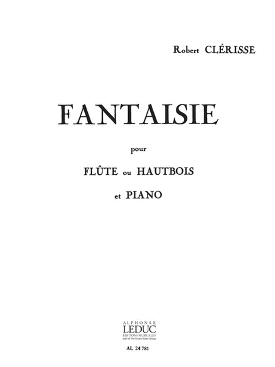 Fantaisie (oboe & Piano) Piano Accompaniment scores gallery preview page 1