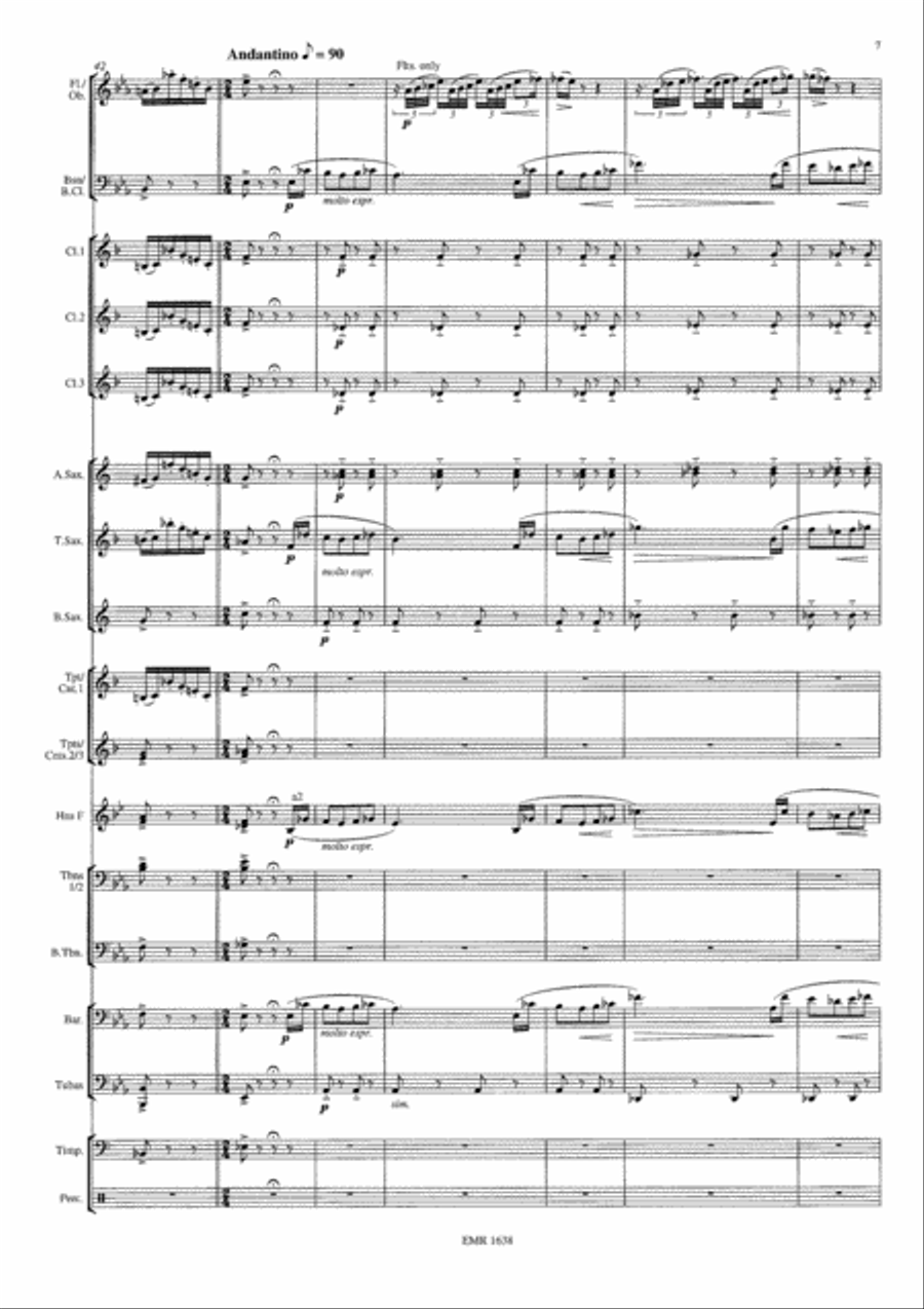 Jean de Florette - Manon des Sources Concert Band scores gallery preview page 8
