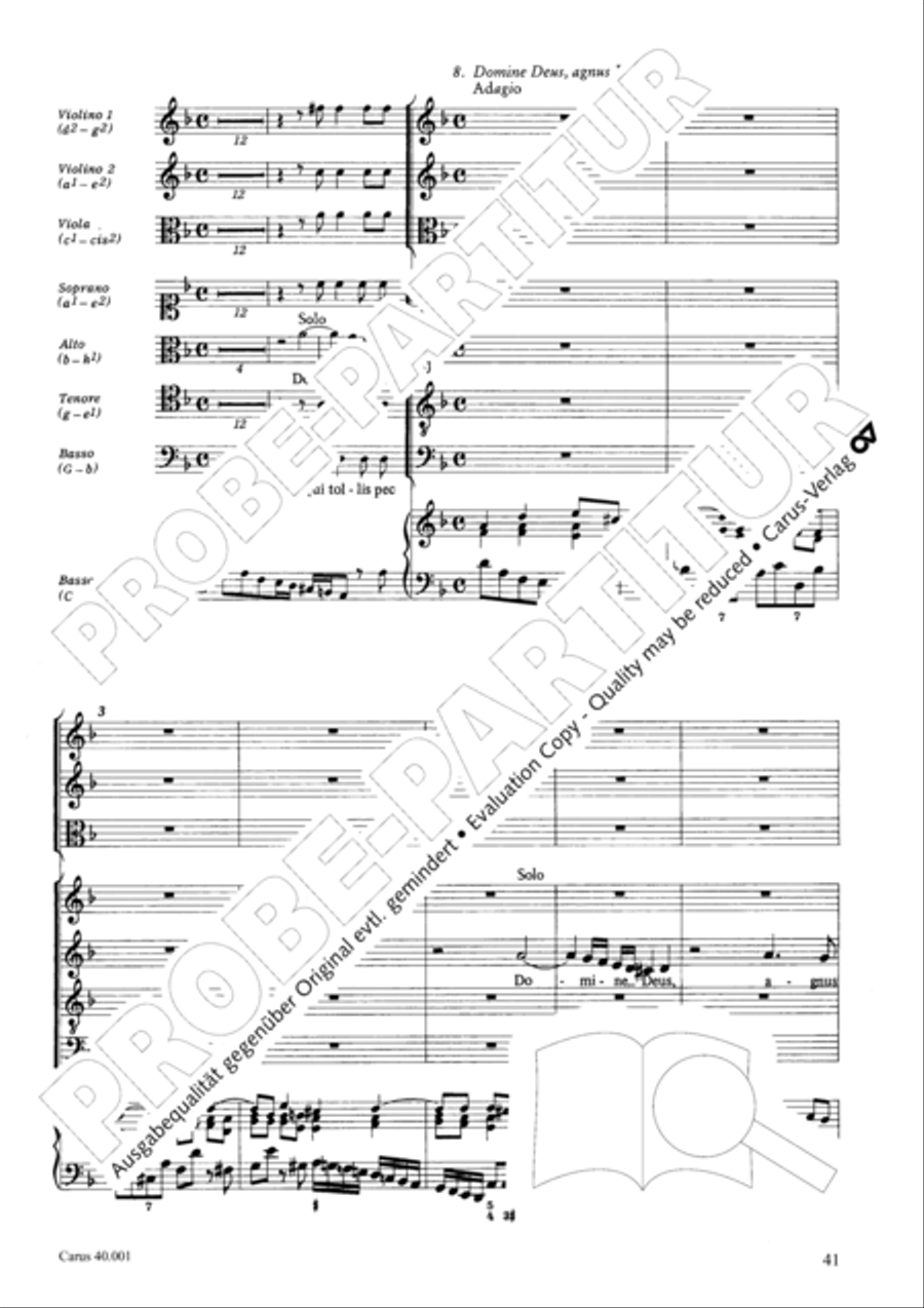 Gloria in D SSA scores gallery preview page 48