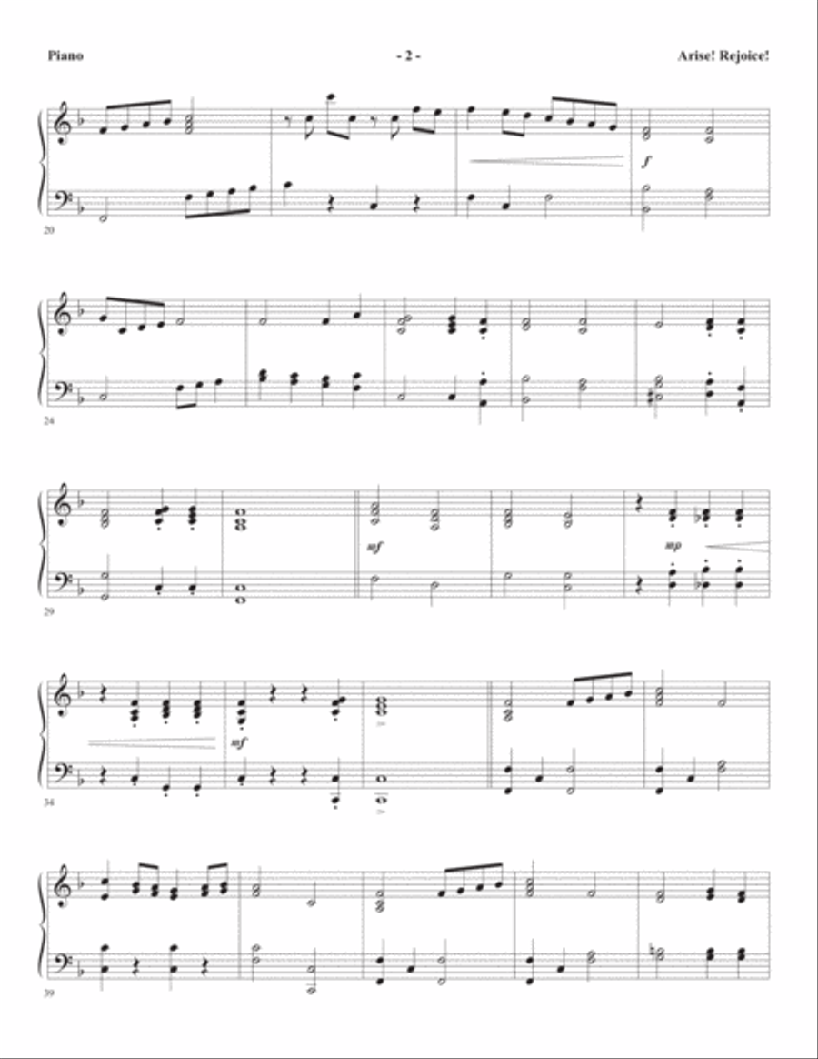 A Weary World Rejoices (A Chamber Cantata For Christmas) - Piano Choir scores gallery preview page 15
