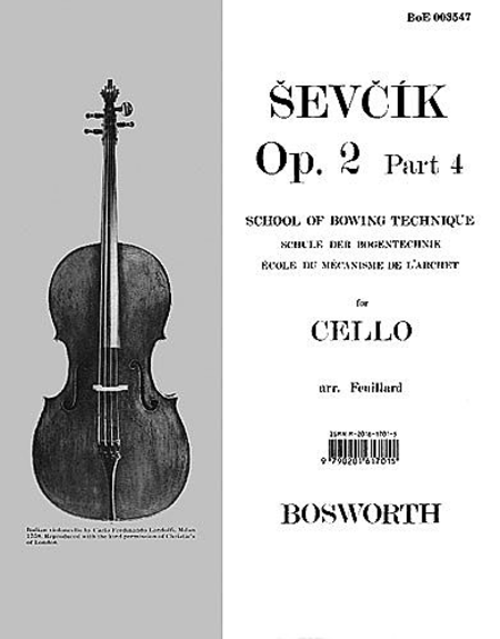 Sevcik for Cello - Opus 2, Part 4