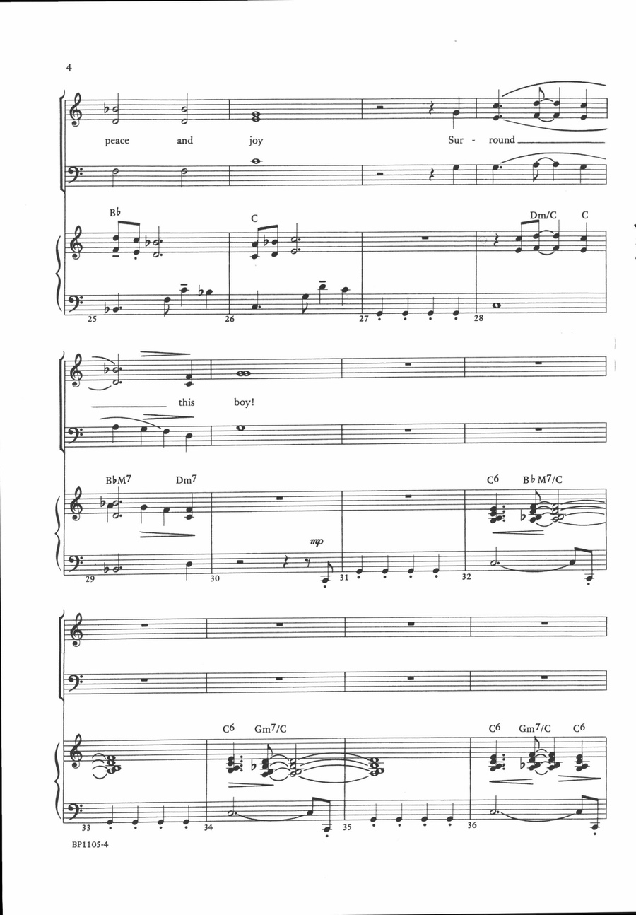 Sleep, My Babe Sleep, My Babe 3-Part scores gallery preview page 4