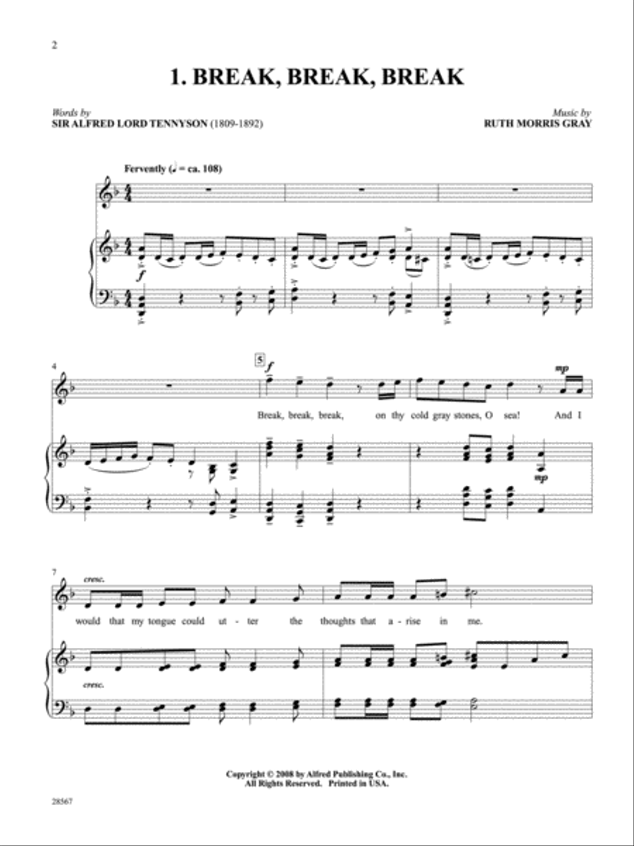 Sing Me a Song Voice scores gallery preview page 6