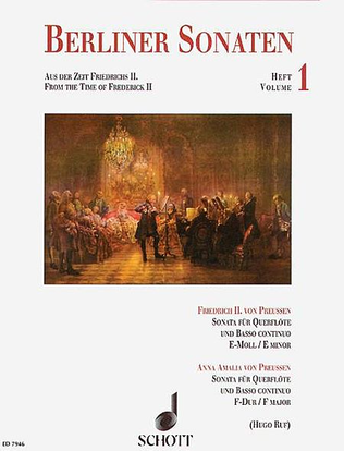 Book cover for Berlin Sonatas Volume 1