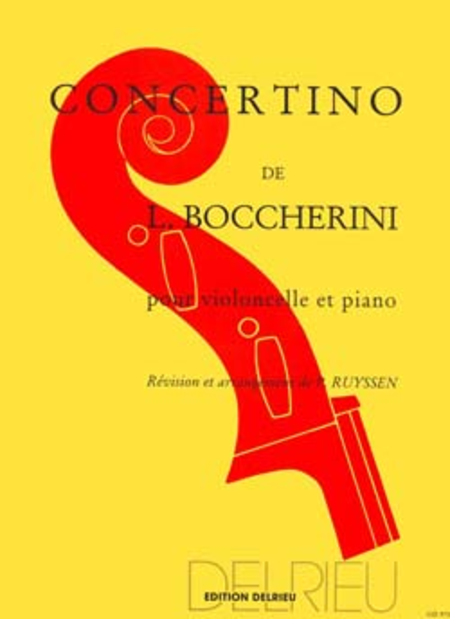 Luigi Boccherini  : Concertino En Sol Maj.