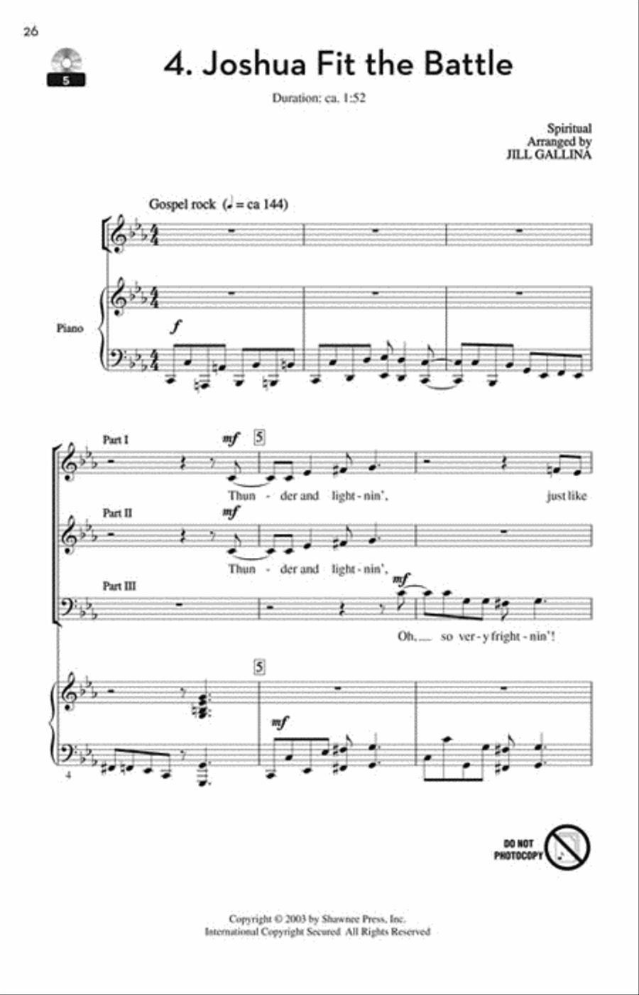 Festival Favorites 3-Part scores gallery preview page 3