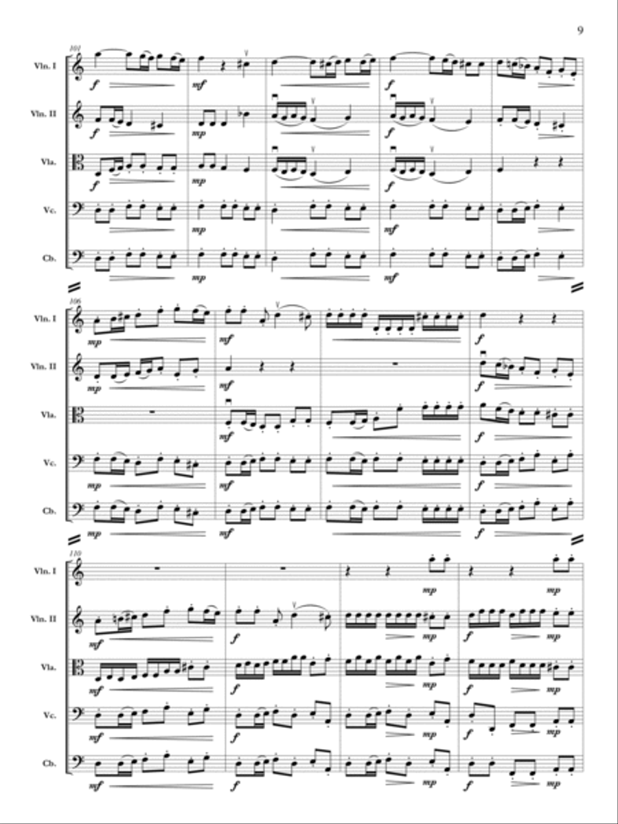 The Bells of St. Genevieve Orchestra scores gallery preview page 10