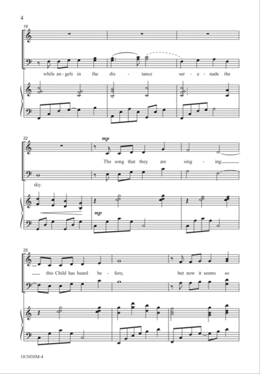 He Left the Music of Heaven Divisi scores gallery preview page 4