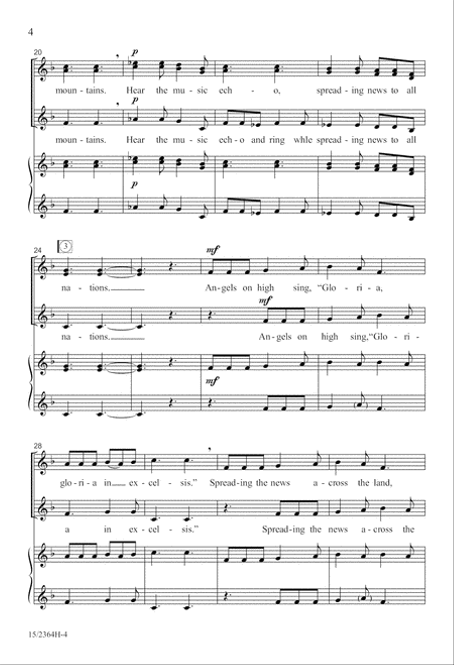 And the Angels Sang And the Angels Sang SSA scores gallery preview page 4