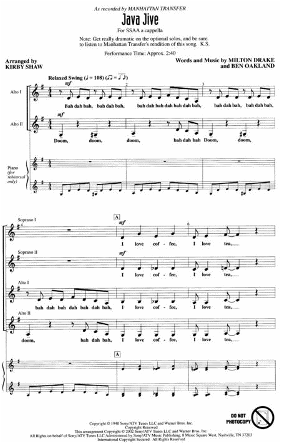 Java Jive SSAA scores gallery preview page 2