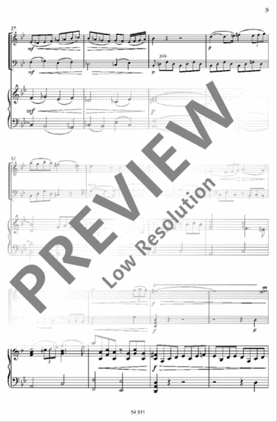 Pavane Piano Trio scores gallery preview page 9