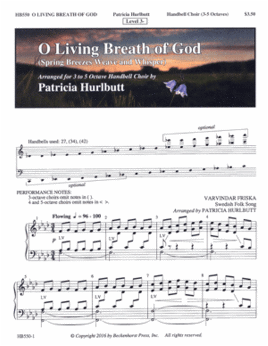 O Living Breath of God O Living Breath of God 5-Octaves scores gallery preview page 1