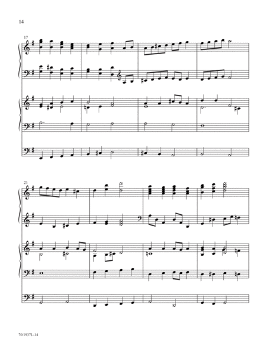 Festive Preludes for the Church Year Organ scores gallery preview page 12