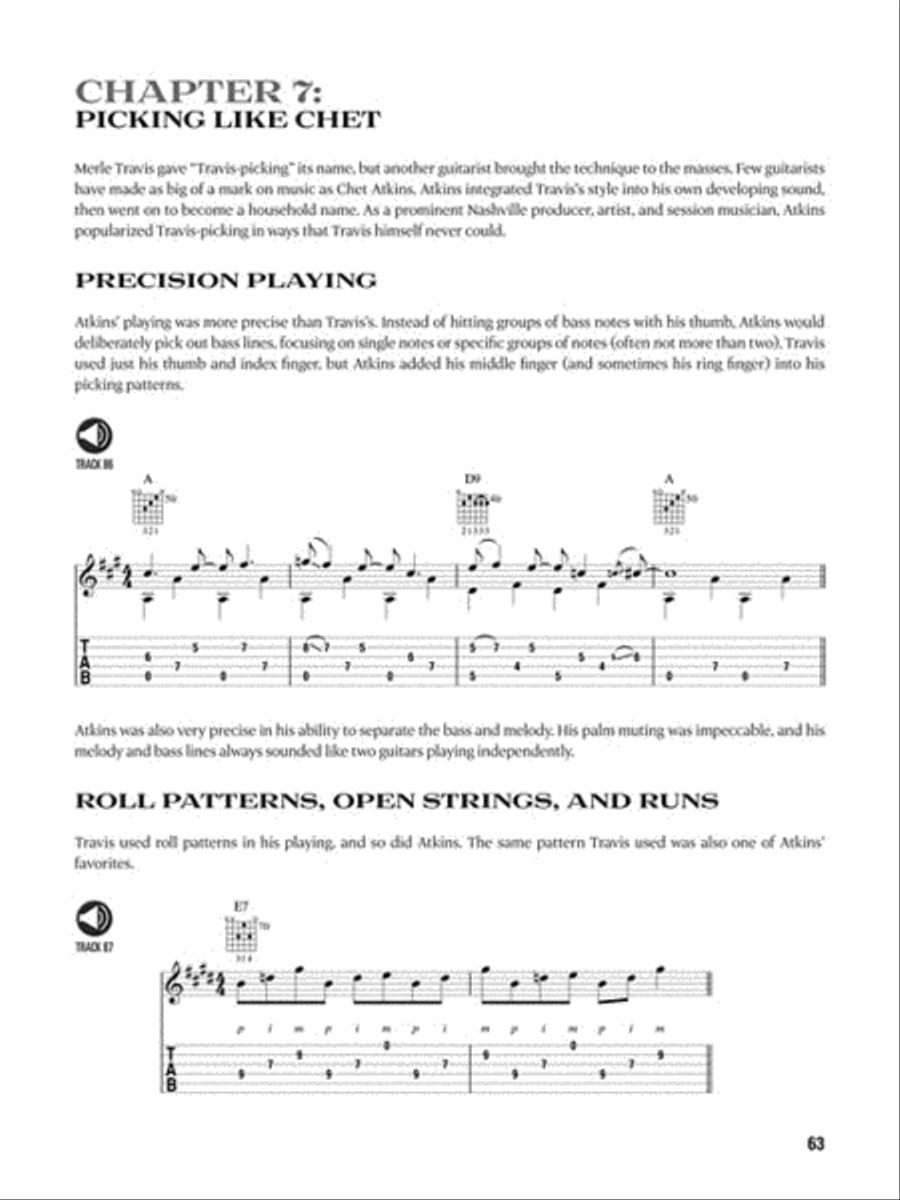 Travis Picking Electric Guitar scores gallery preview page 7