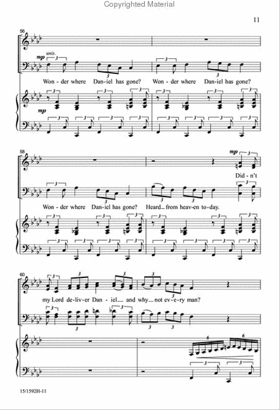 Peter, Go Ring Dem Bells Peter, Go Ring Dem Bells 4-Part scores gallery preview page 10