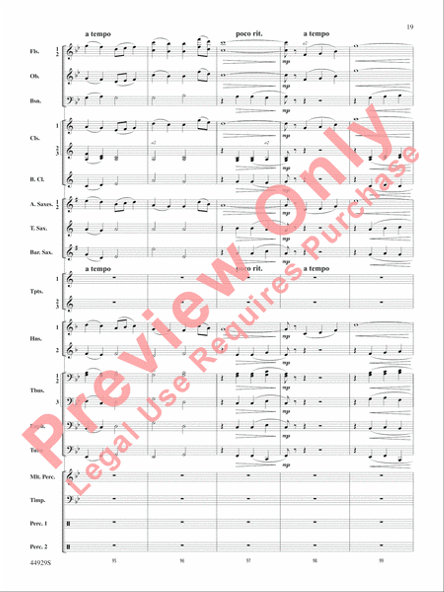 Pan: Highlights from the Warner Bros. Pictures Motion Picture Soundtrack Concert Band scores gallery preview page 20