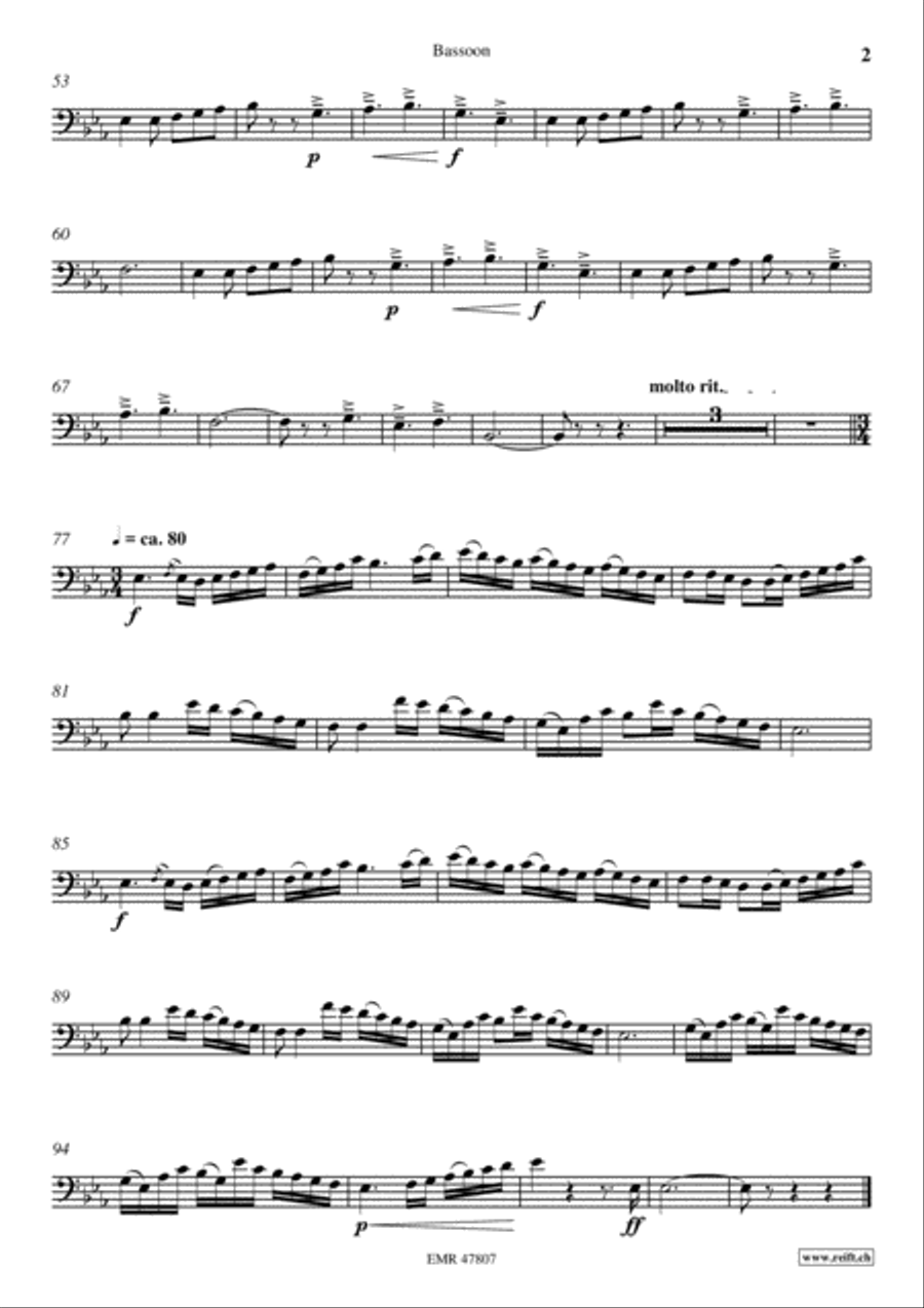 Lioba en Voyage Bassoon Solo scores gallery preview page 3