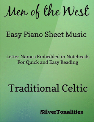 Book cover for Men of the West Easy Piano Sheet Music