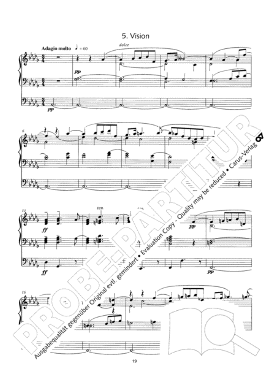 Zwolf Charakterstucke op. 156 Organ Solo scores gallery preview page 20