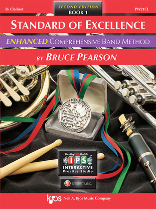 Book cover for Standard of Excellence Enhanced Book 1, Clarinet