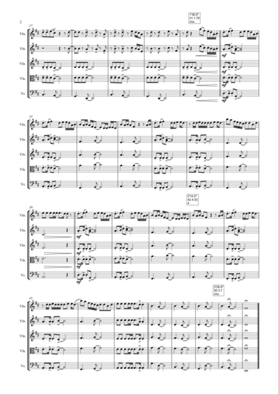 The Bones String Quartet scores gallery preview page 2