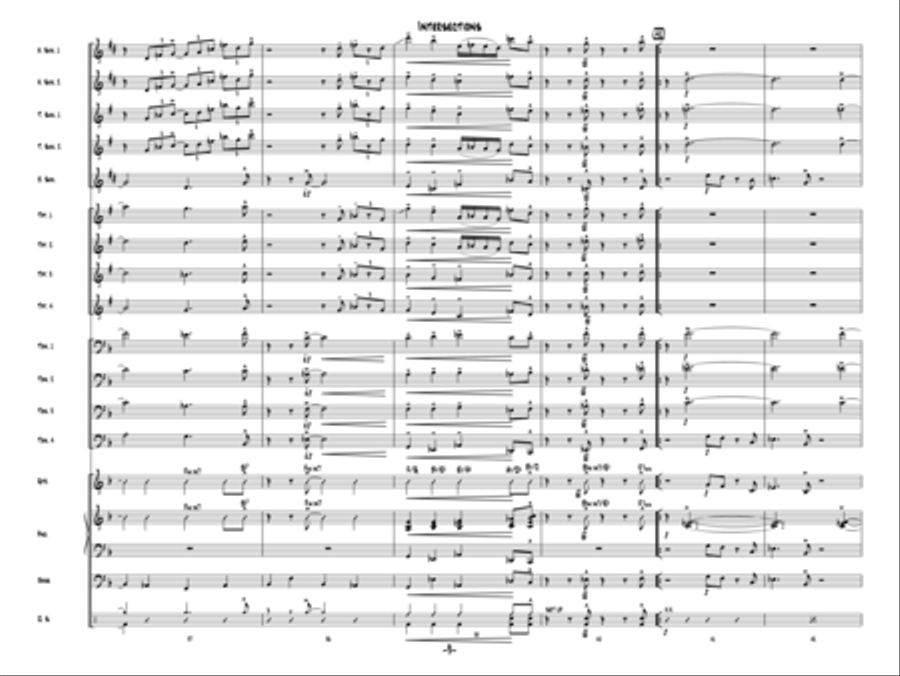 Intersections Jazz Ensemble scores gallery preview page 8