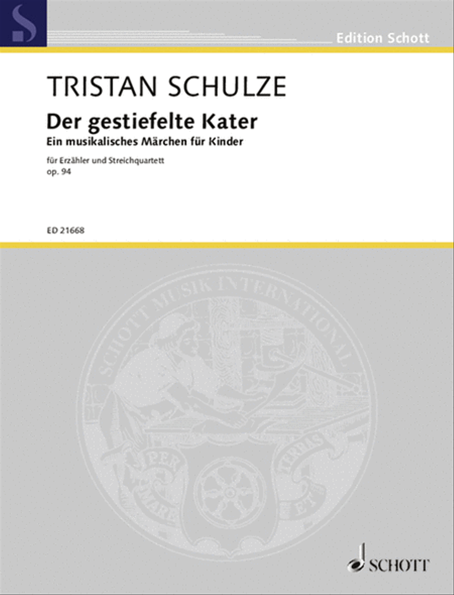 Der Gestiefelte Kater Op. 94 Score And Parts, Narrator And String Quartet, German String Quartet scores gallery preview page 1