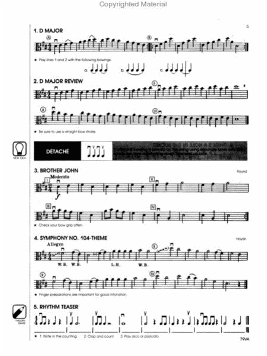 All For Strings Book 2 - Viola String Orchestra scores gallery preview page 2