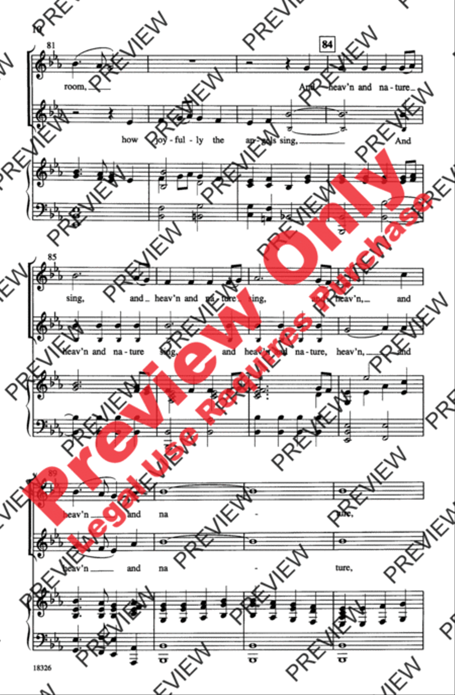 Joyful, Joyful to the World 2-Part scores gallery preview page 10