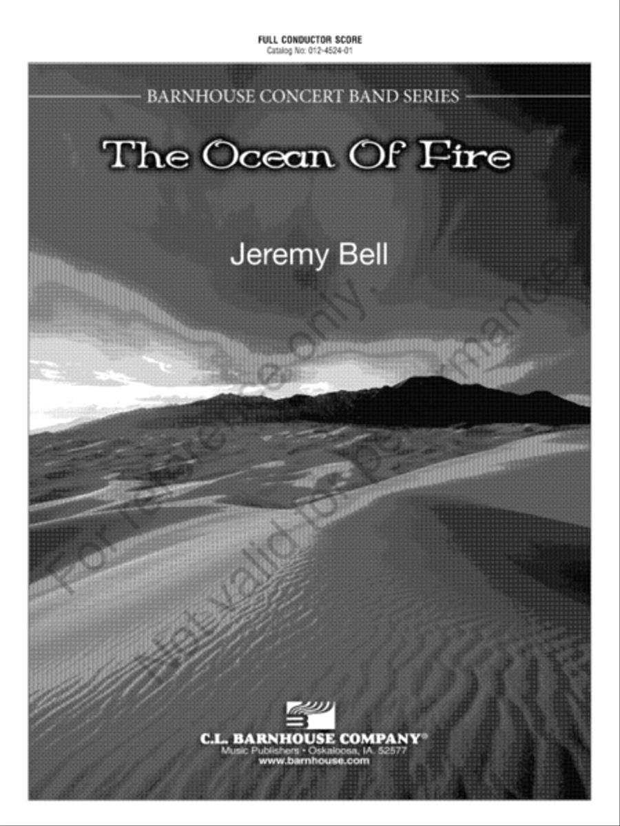 The Ocean Of Fire The Ocean Of Fire Concert Band scores gallery preview page 2