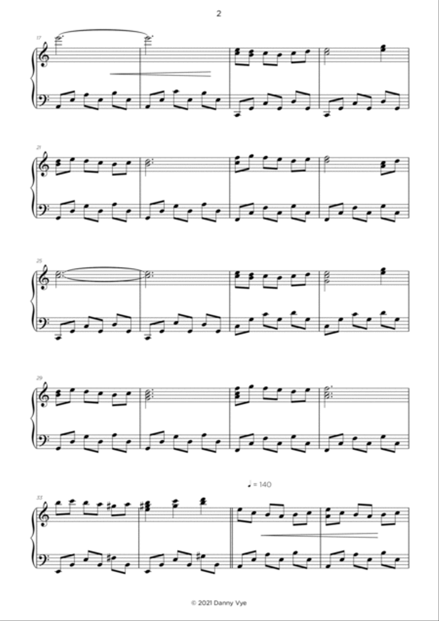 Whisper of the Wind Piano Solo scores gallery preview page 2