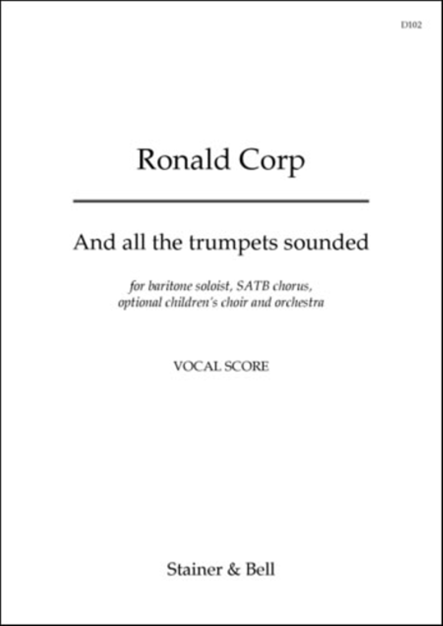 And all the trumpets sounded. Vsc 4-Part scores gallery preview page 1
