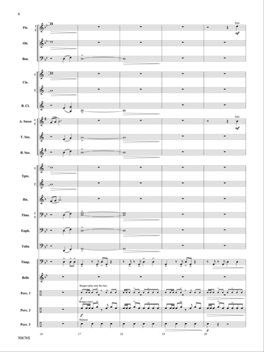Struck by the Ree: Score Struck by the Ree: Score Concert Band scores gallery preview page 6