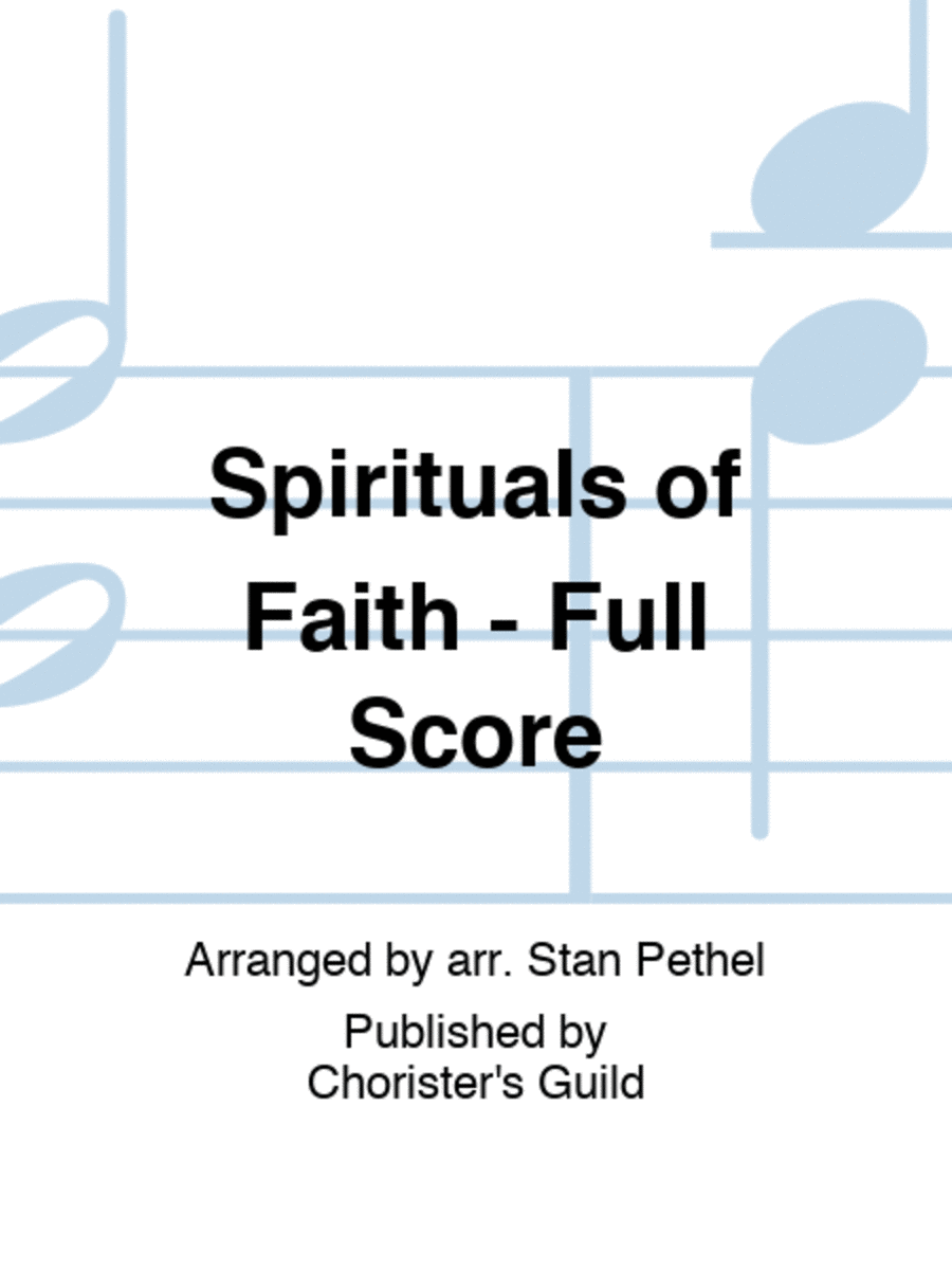 Spirituals of Faith - Full Score image number null