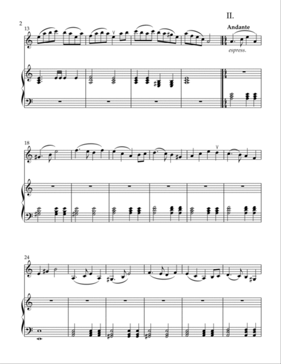 Scenes from the Scottish Highlands Violin Solo scores gallery preview page 2