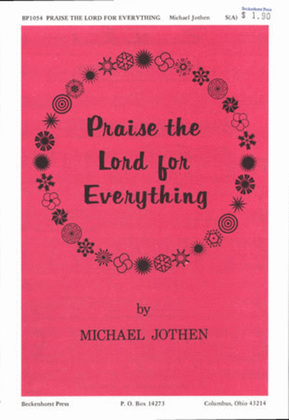 Book cover for Praise the Lord for Everything
