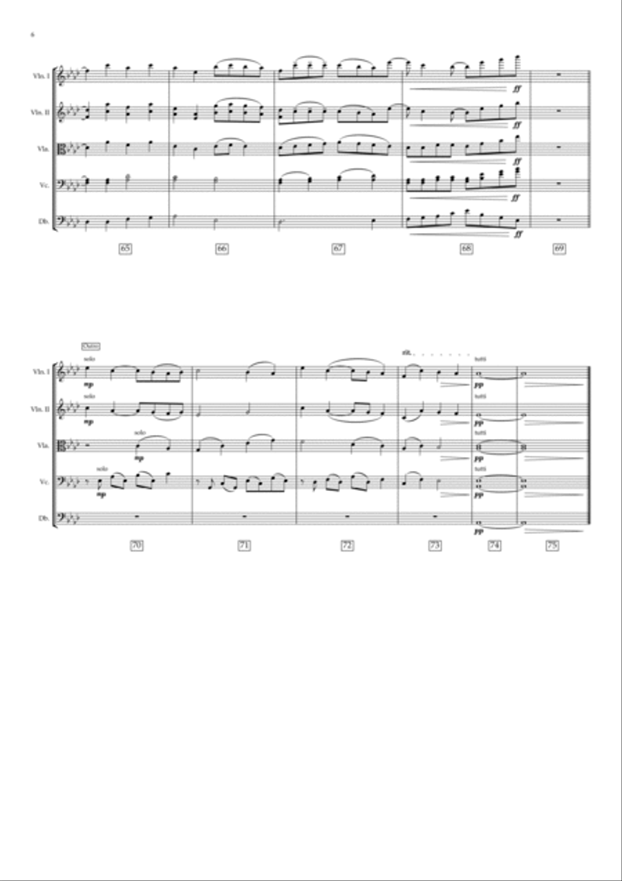 Enchanted String Orchestra scores gallery preview page 6