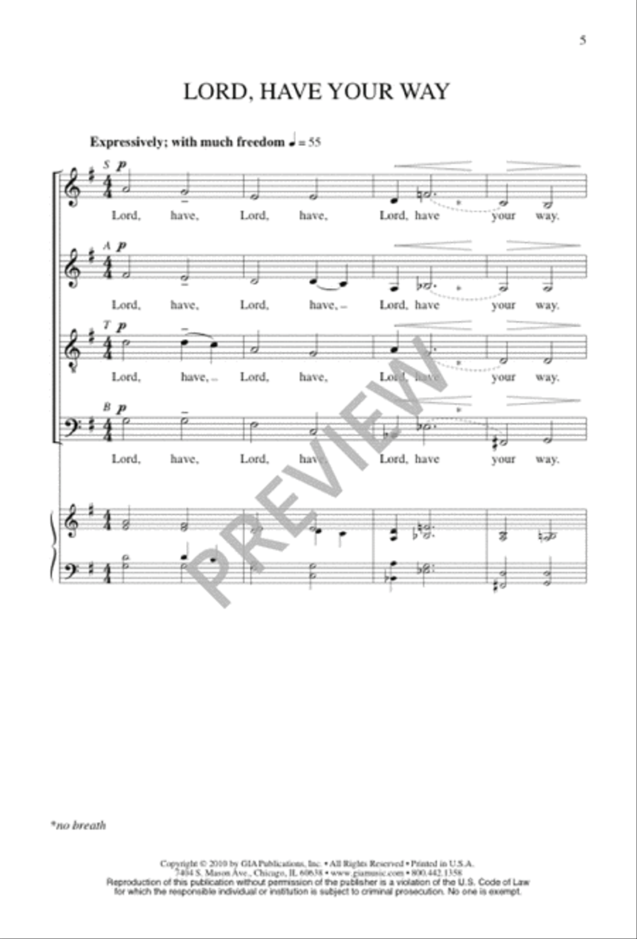 Two Choral Introits SSAATTBB scores gallery preview page 5